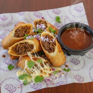 Birria Egg Rolls